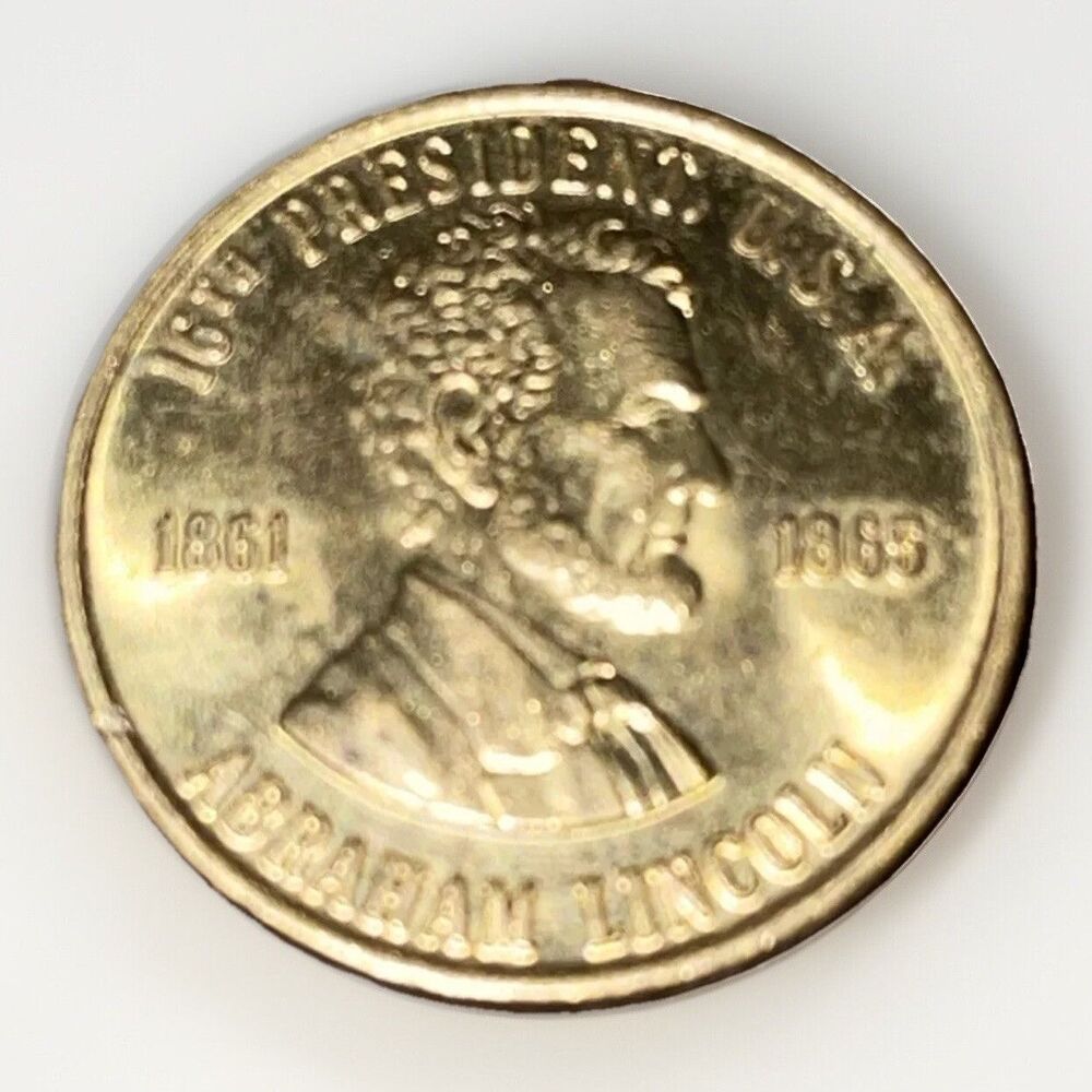 1861-1865 Abraham Lincoln "The Great Emancipator" 16th President Coin Token